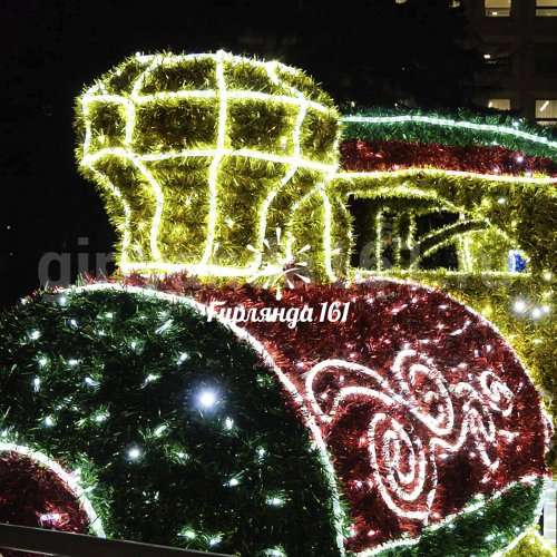 Световая фигура Праздничный Паровозик