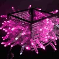 Светодиодная гирлянда Нить 10 м, 24В, мерцающая, IP65, прозрачный провод ПВХ