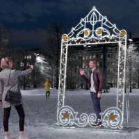 Световая фигура  Фоторамка Ажур