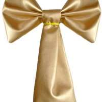 Бант 30 см золото