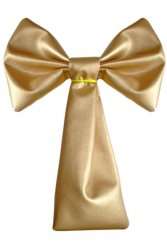 Бант 30 см золото