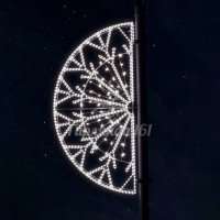 Светодиодная консоль Снежинка поло