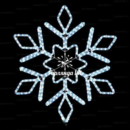 Светодиодная снежинка 80 см