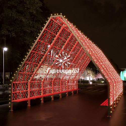 Световой тоннель Сияние огней