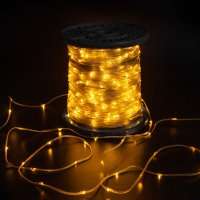 Светодиодная гирлянда Краса 200 м, 24В, постоянного свечения, IP65, прозрачный провод ПВХ