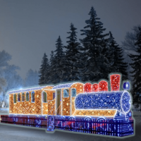 Световая фигура «Поезд»