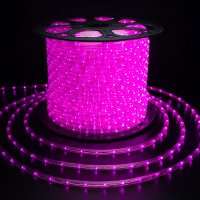 Светодиодный дюралайт, 2-х проводной, круглый, 10 мм, 220В, статика