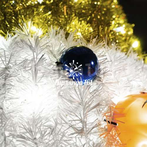 Световая фигура Снеговик на санках