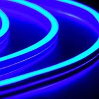 Гибкий неон 8х16 мм, 220В, ДВУСТОРОННИЙ, матовый