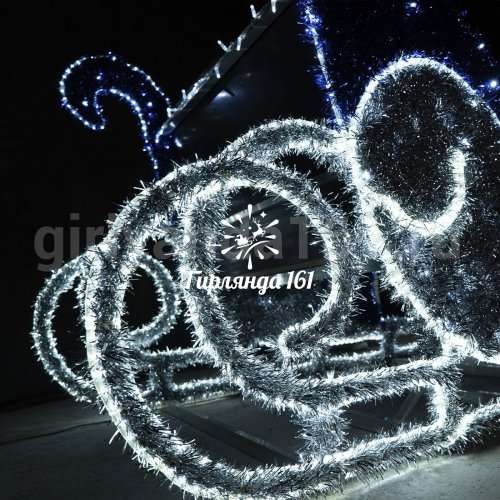 Световая фигура Новогодние Сани