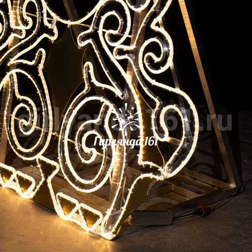 Световая фигура Фотозона Зеркало