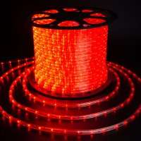 Светодиодный дюралайт, 2-х проводной, круглый, 10 мм, 220В, статика