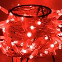 Светодиодная гирлянда Нить 10 м, 24В, постоянного свечения, IP65, белый провод ПВХ