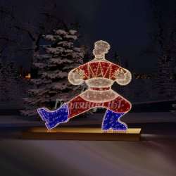 Световая фигура Танцор с гармошкой Световая фигура Танцор с гармошкой