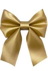 Бант 20 см золото