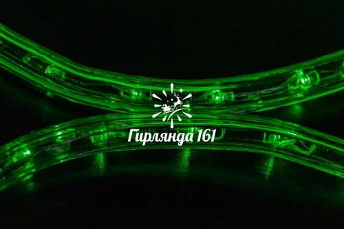 Светодиодный дюралайт, 2-х проводной, круглый, 13 мм, 2 Вт, 220В, статика