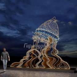 Световая конструкция Дядька Черномор Световая конструкция Дядька Черномор