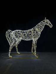 Световая фигура Белоснежная лошадь Световая фигура Белоснежная лошадь