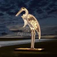 Световая фигура Журавль Гарри