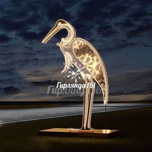 Световая фигура Журавль Гарри