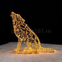 Световая фигура Волк лесной