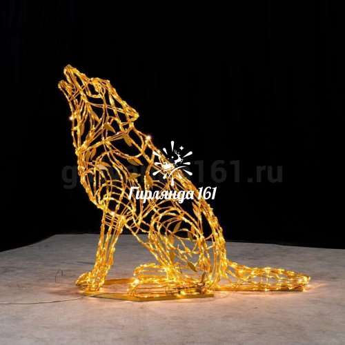 Световая фигура Волк лесной
