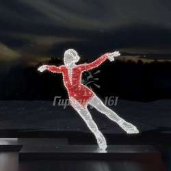 Световая фигура Фигуристка Световая фигура Фигуристка