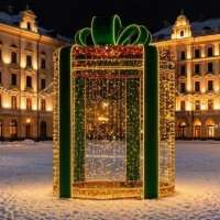 Световая фигура Подарок большой