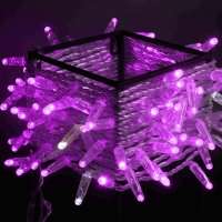 Светодиодная гирлянда Нить 10 м, 24В, мерцающая, IP65, прозрачный провод ПВХ