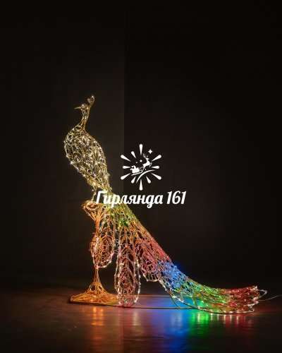 Световая фигура Павлин Василий