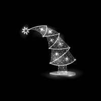 Светящееся панно «Ёлочка лесная»