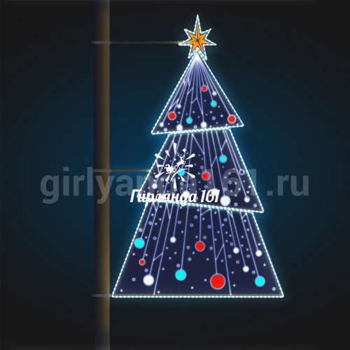 Светодиодная консоль Ёлочка Палермо