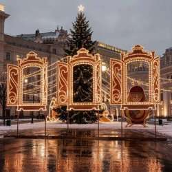 Световая фигура Зеркало ажурное