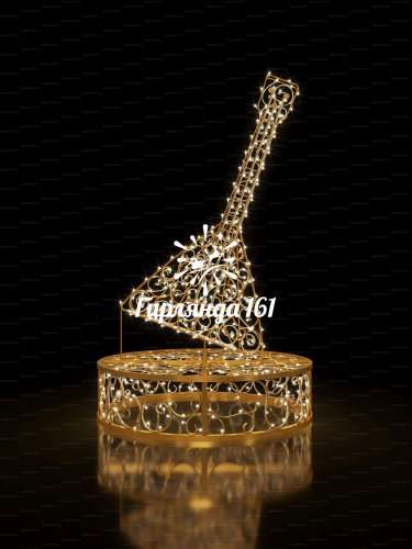 Световая фигура Балалайка