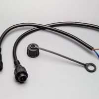 Коннектор папа-мама, 2 pin, белый