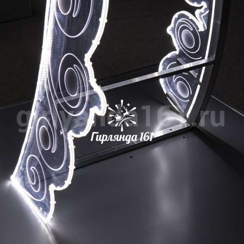 Световая арка Арка морозный узор