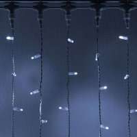 Светодиодный занавес 2x2 м IP65 мерцание прозрачный провод