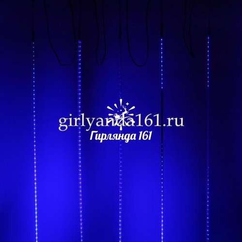 Гирлянда «Тающие сосульки» 5×1 м, синий