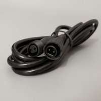 Удлинитель 2 м мама-папа, белый/черный