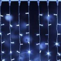 Светодиодный занавес 2×2 м IP 65 постоянного свечения прозрачный провод