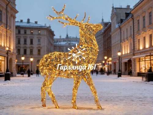 Световая фигура Олень 3.5м