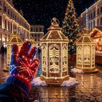 Световая фигура Фонарь
