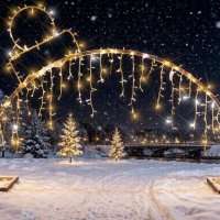 Световая арка Ёлочный шар