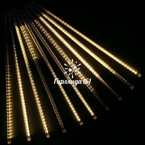 Тающие сосульки 10×0.5м цвет теплый белый