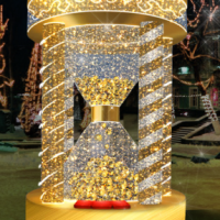 Световая фигура Песочные часы