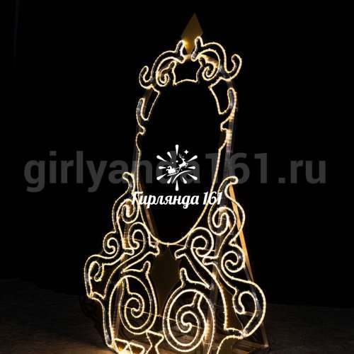 Световая фигура Фотозона Зеркало