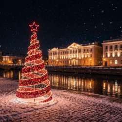 Светодиодная ель Сияние