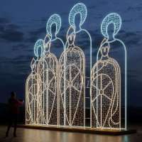 Световая конструкция «Витязи»