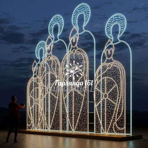 Световая конструкция «Витязи»