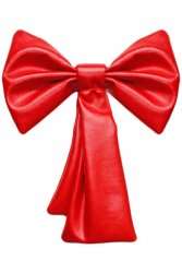 Бант 30 см красный